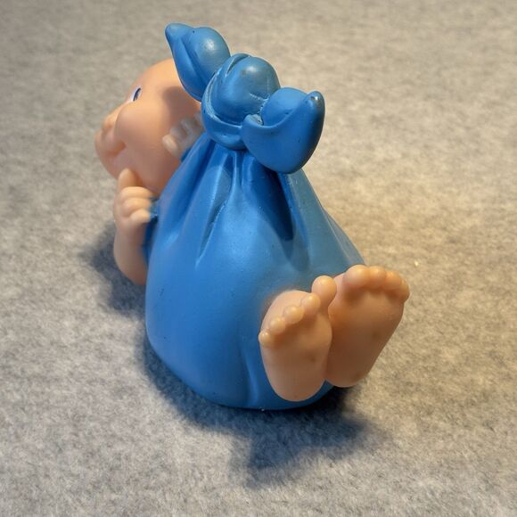 Vintage 1983 Star Power Cabbage Patch Baby Boy in A Blue Blanket Coin Bank - Picture 8 of 8